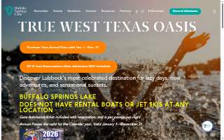 Buffalo Springs Lake website