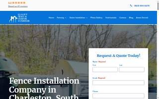 Quality Fence & Custom Outdoors website