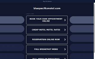 Blue Pacific Motel & Rv Park website