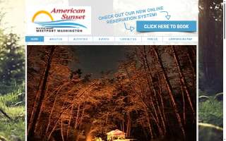 American Sunset Rv Resort website