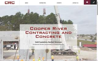 Cooper River Contracting LLC website