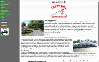 Candy Hill Campground website