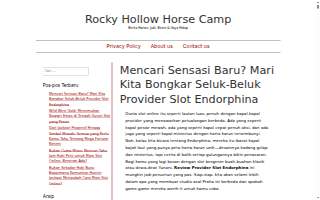 Rocky Hollow Horse Camp website