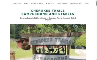 Cherokee Trails Campground website