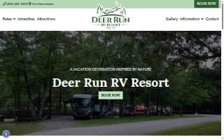 Deer Run Rv Resort website