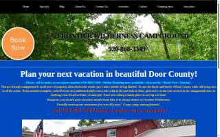 Frontier Wilderness Campground website