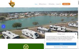 Texas Lakeside Rv Resort website