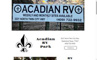 Acadian Rv website