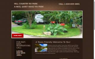 Hill Country Rv Park website