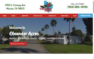 Oleander Acres Resort website