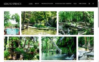 Krause Springs website