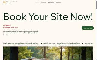 Wimberley Rv Park & Mini Stge website