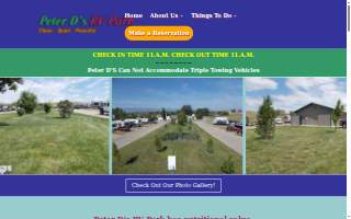 Peter D's Rv Park website