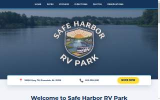 Safe Harbor Rv Park website