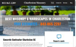 Charleston Masonry Contractors website