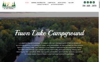 Fawn Lake Campground website
