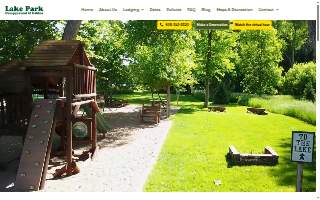 Lake Park Campground-cottages website