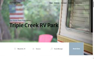 Triple Creek Rv website