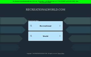 Recreational World Marketing website