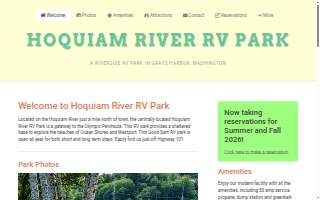 Hoquiam River Rv Park website