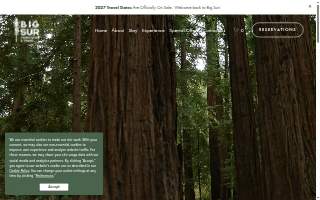 Big Sur Campground & Cabins website