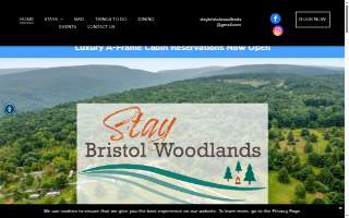 Bristol Woodland Campgrounds website