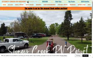 Stoney Creek Rv Resort website