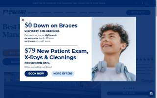 Manchester Dentistry and Braces website