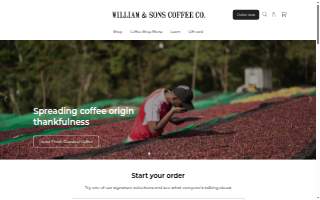 William & Sons Coffee Co. of Manchester website