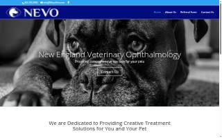 New England Veterinary Ophthalmology PLLC website