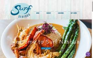 Surf Restaurant website