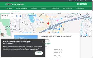 Enterprise Car Sales of Manchester website