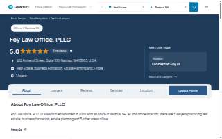 Foy Law Office, PLLC website