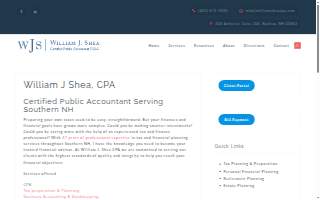 William J Shea CPA PLLC website
