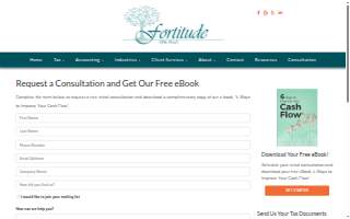 Fortitude CPA PLLC website
