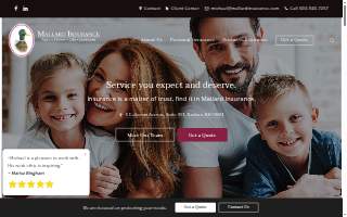 Mallard Insurance website