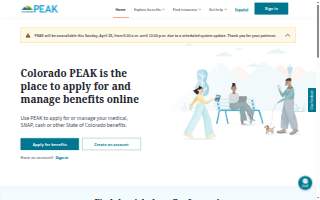 Peak Properties website