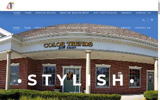 Color Trends Hair Salon website