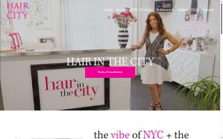 Hair in the City website