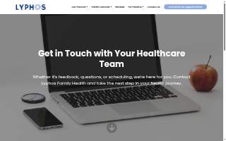 Lyphos Family Health website
