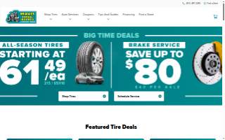 Mavis Tires & Brakes of Athens website