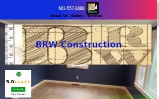 BRW Construction website