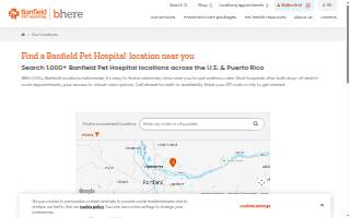 Banfield Pet Hospital of Nashua website