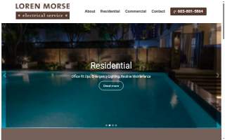 Loren Morse Electrical Service website