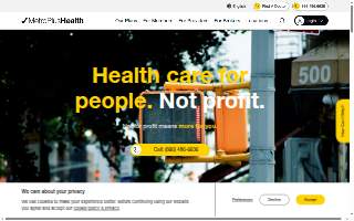 MetroPlus Insurance Agency website