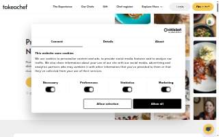 Rent-A-Chef website