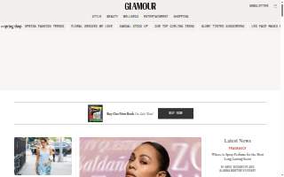 Glamour Hair Salon of Indio website
