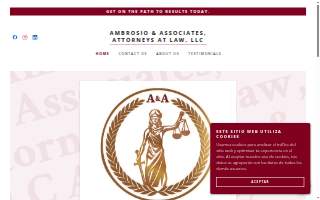 Ambrosio & Associates Attys At Law website