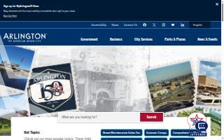 Arlington Tow Truck website