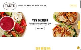 TASTE Catering & Events of Virginia Beach website